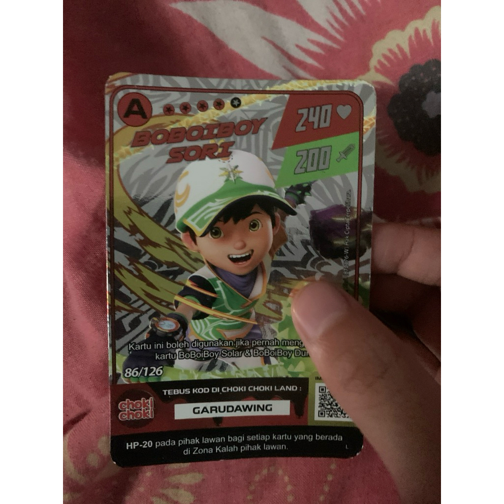 kartu boboiboy sori bacth2