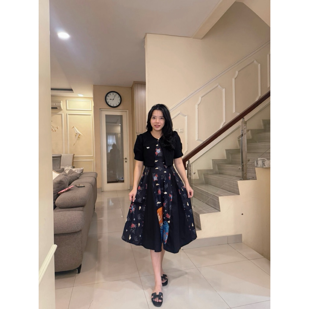 HERFIT one set quenny batik blazer