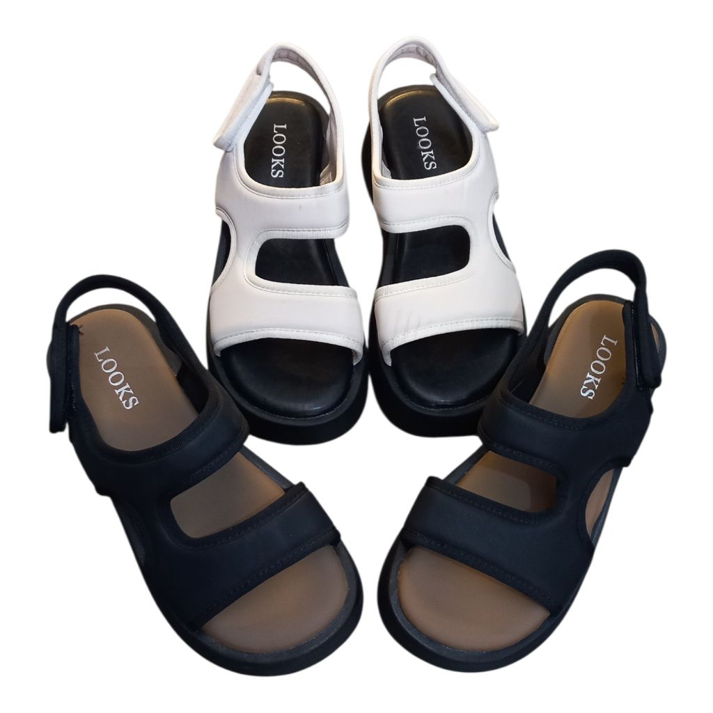 Sepatu Sandal Tali Perekat Merk Looks