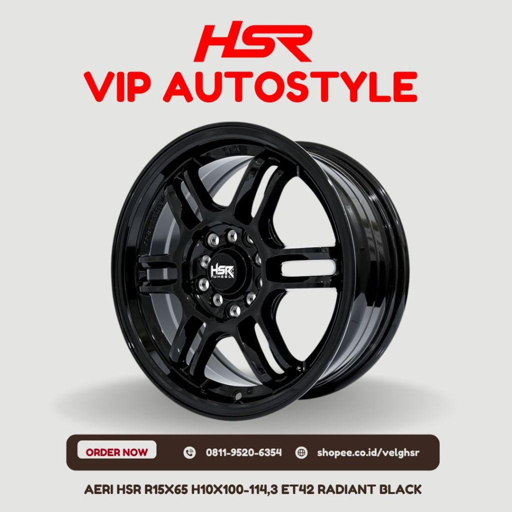 Velg Mobil Racing Hsr Ring 15 Untuk Innova, Expander, Terios, Rush, All New Xenia, Velg Hsr Ring 15