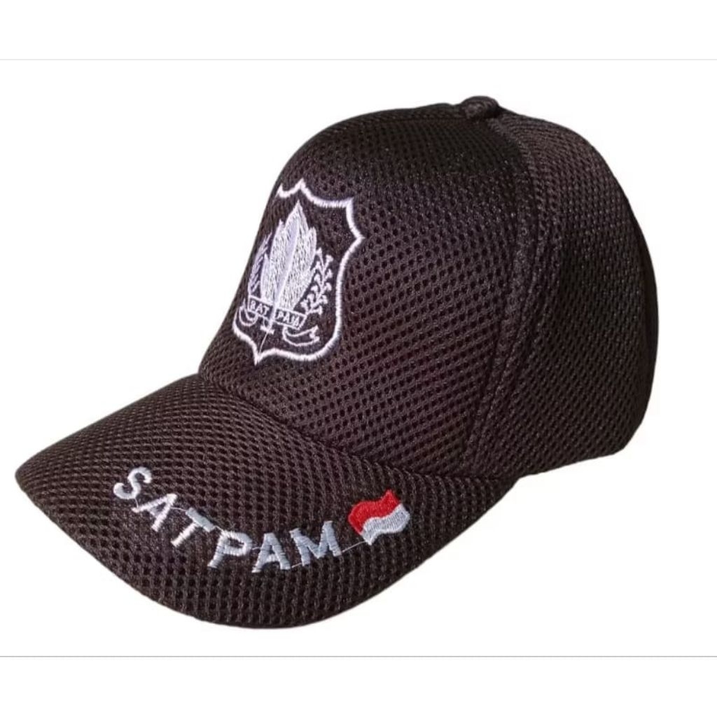 Topi satpam coklat/Topi satpam murah