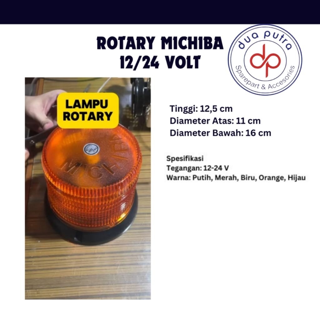 LAMPU ROTARY LED 12V/24V BLITZ