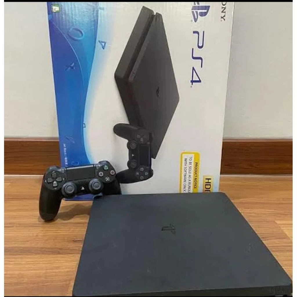 PS4 SLIM 1TB SONY PS 4 slim 1Stik DS4 ori led bar