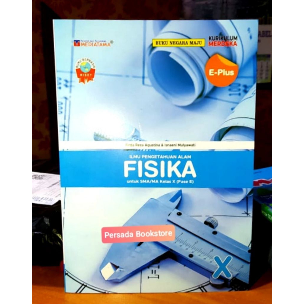 Buku E Plus Fisika Kelas 10 SMA Kurikulum Merdeka Mediatama