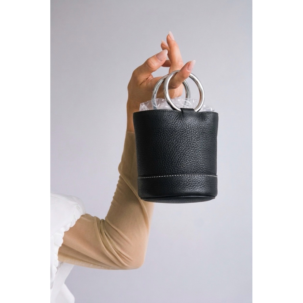 Simon Miller Mini Bonsai Bucket Bag in Blacki
