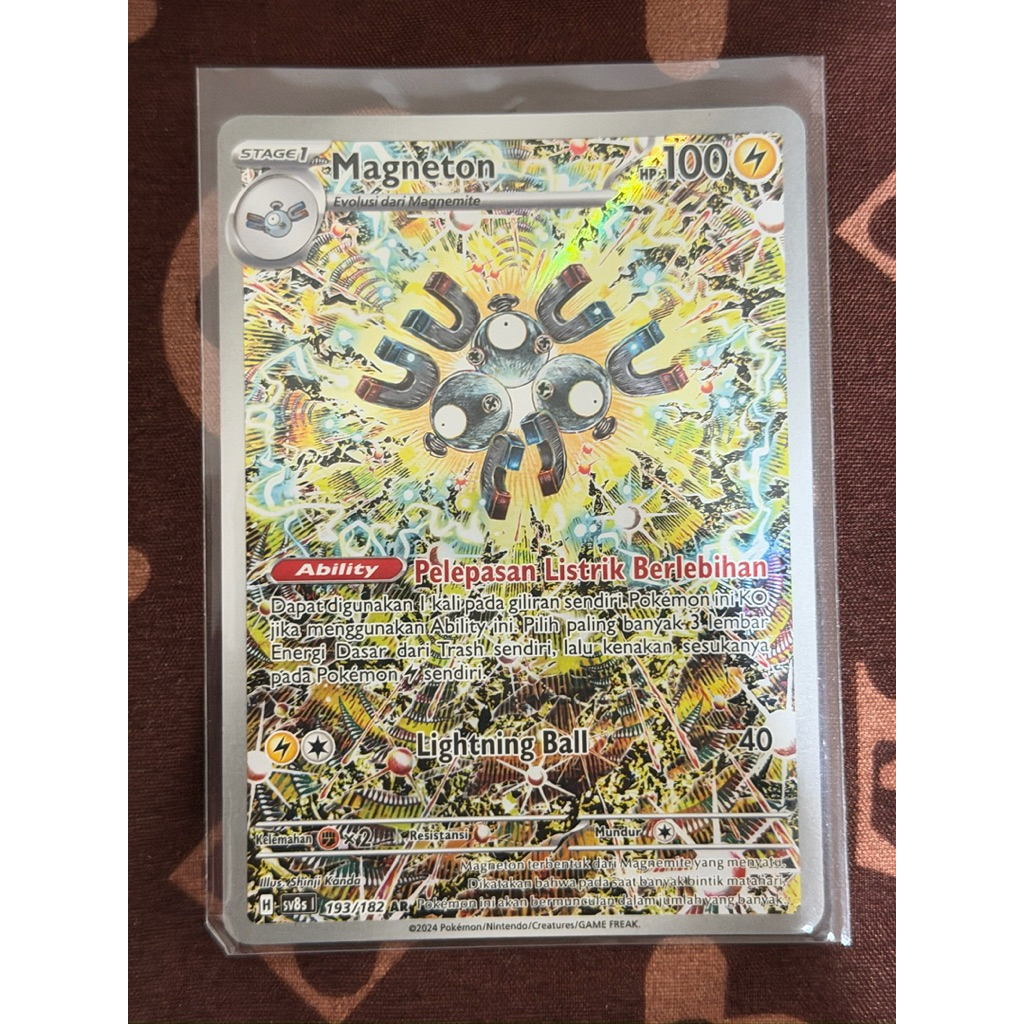 Pokemon TCG Magneton AR Kilat Rasi 193/182 Shinji kanda