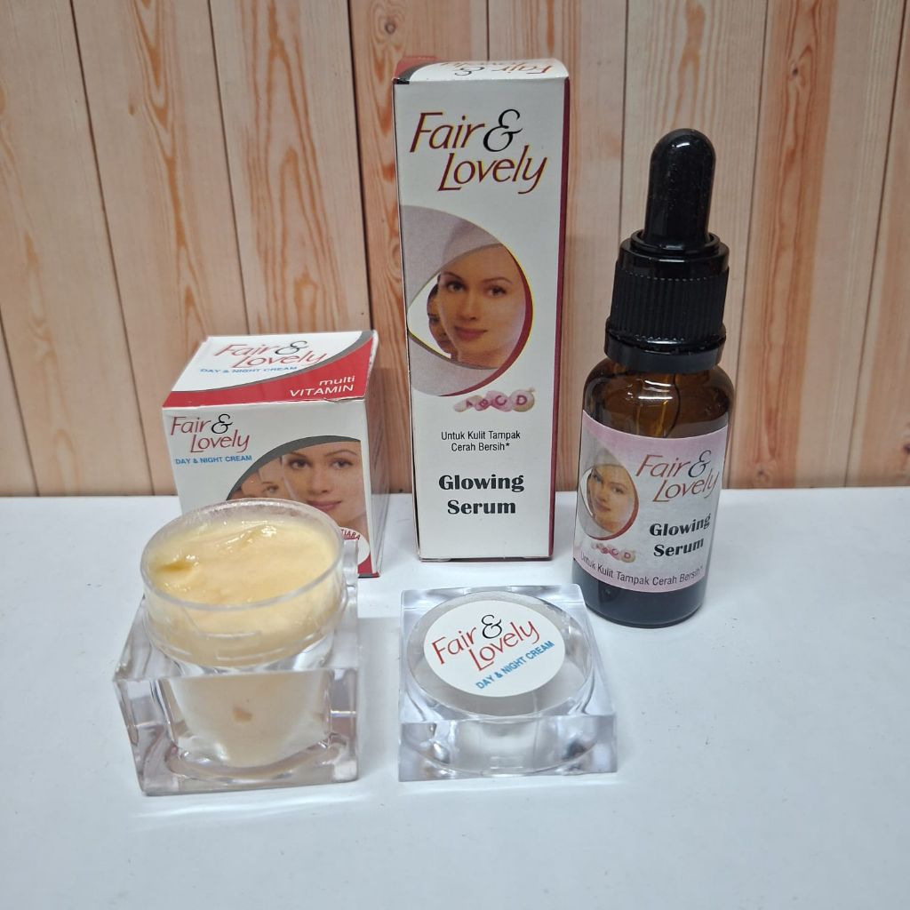 Paket Cream Fair & Lovely Glowing [ Cream Super + Serum Fair&Lovely ]