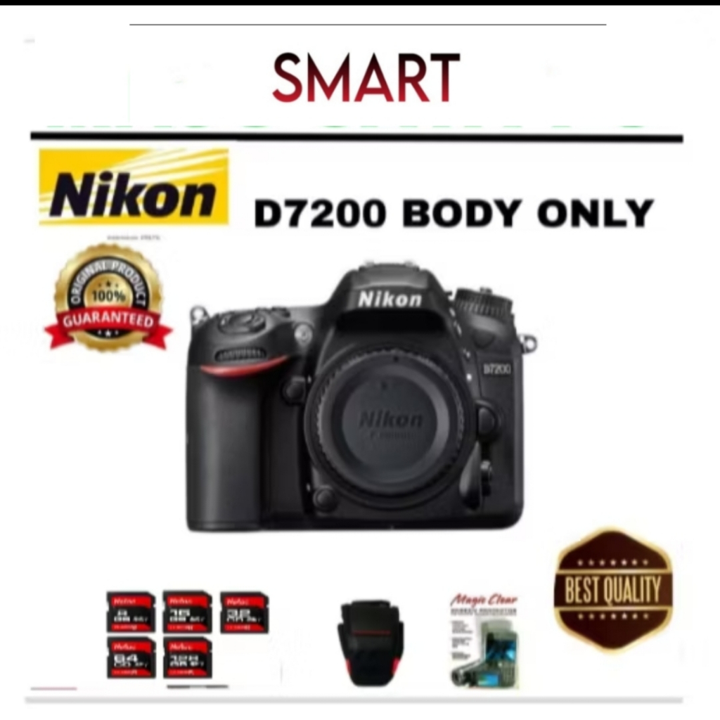 Kamera Nikon D7200 Body Only Camera DSLR Nikon