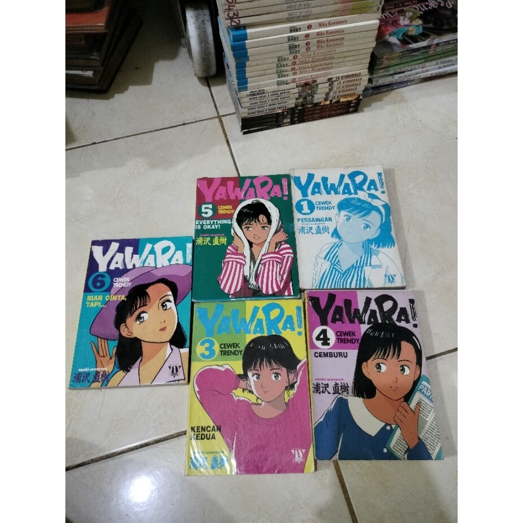 Komik Naoki Urasawa - Yawara 1 3 4 5 6 (5 Komik)