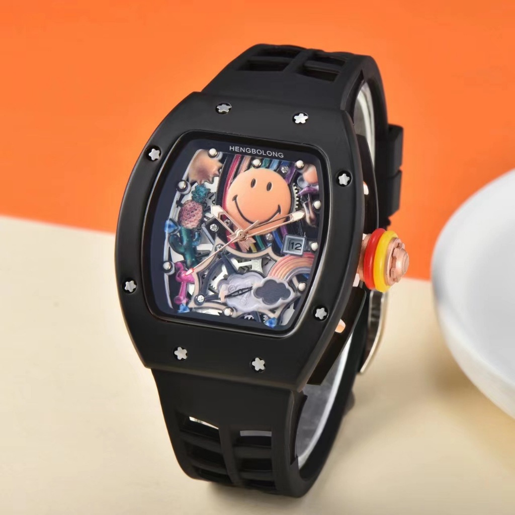 Jam tangan Watch Latest full diamond  Pria cowok Tonneau Wanita watch best-selling Wanita Korean wat