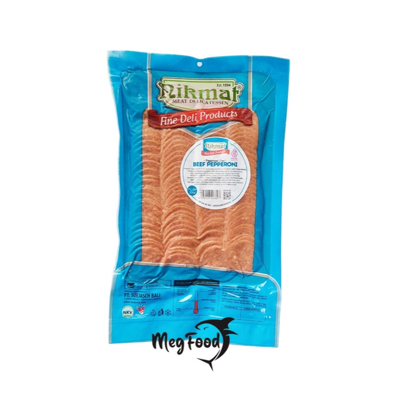 Nikmat Beef Pepperoni 250 gram