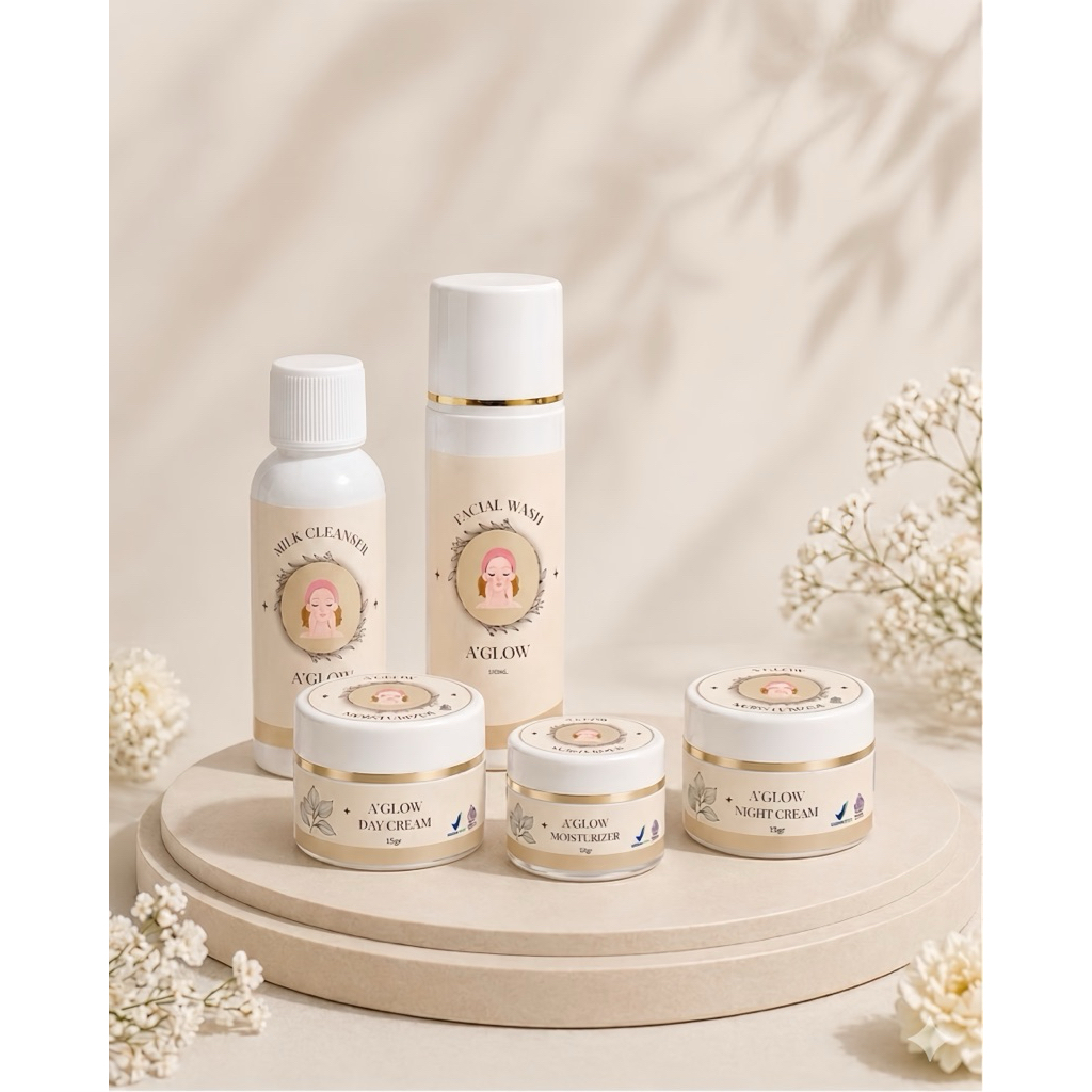 A Glow skincare_skincare jerawat_flek_mencerahkan