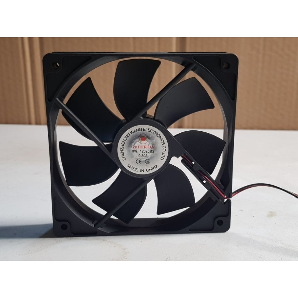 Fan kipas Shenzhen DC 12V-0,30A 12X12cm 2pin