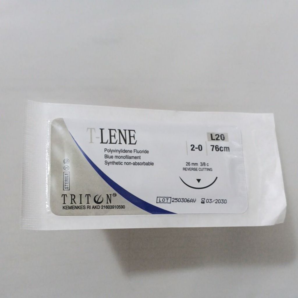 T Lene 2/0 L20 Reverse cutting Pcs T Lene 2 0 Reverse cutting
