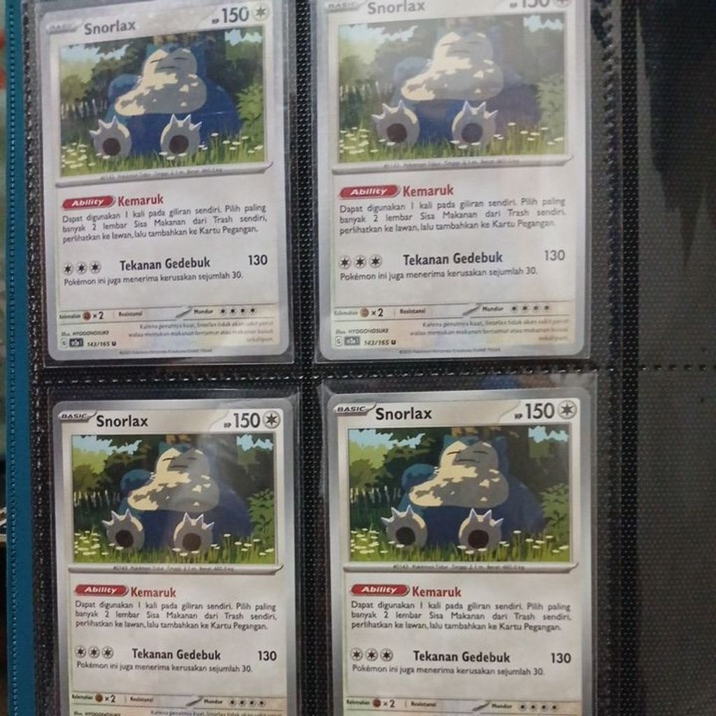 kartu pokemon Snorlax