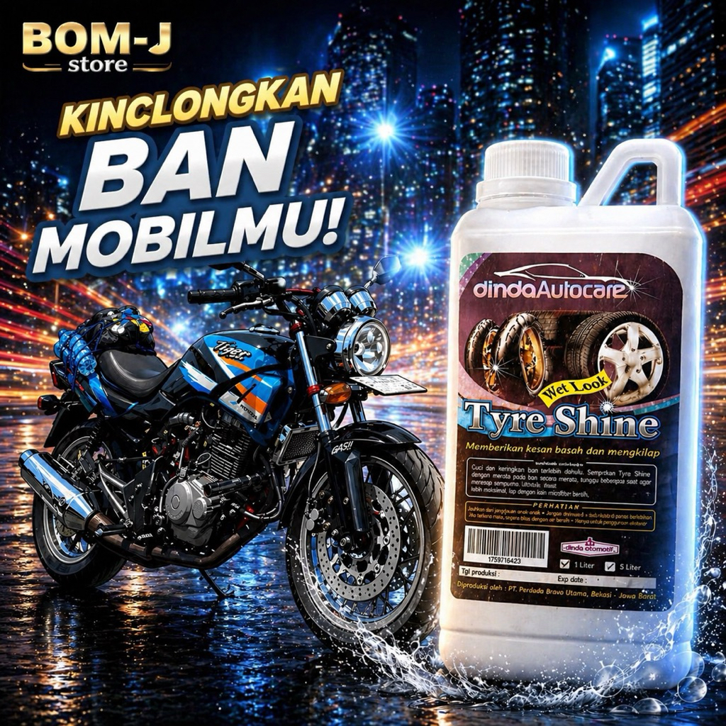 Semir Ban Mobil Tahan Lama Semir Ban Motor Permanen Penghitam Pengkilap Ban Motor SUPER PREMIUM