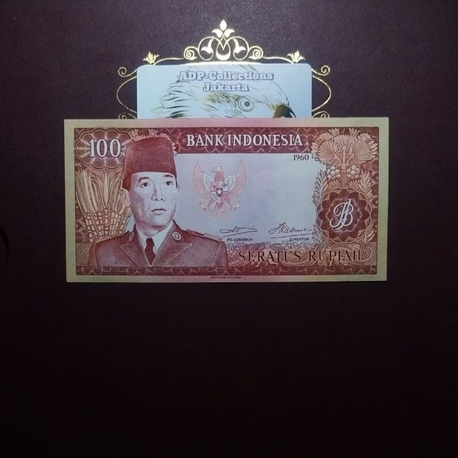 Uang Kuno 100 Sukarno Tahun 1960