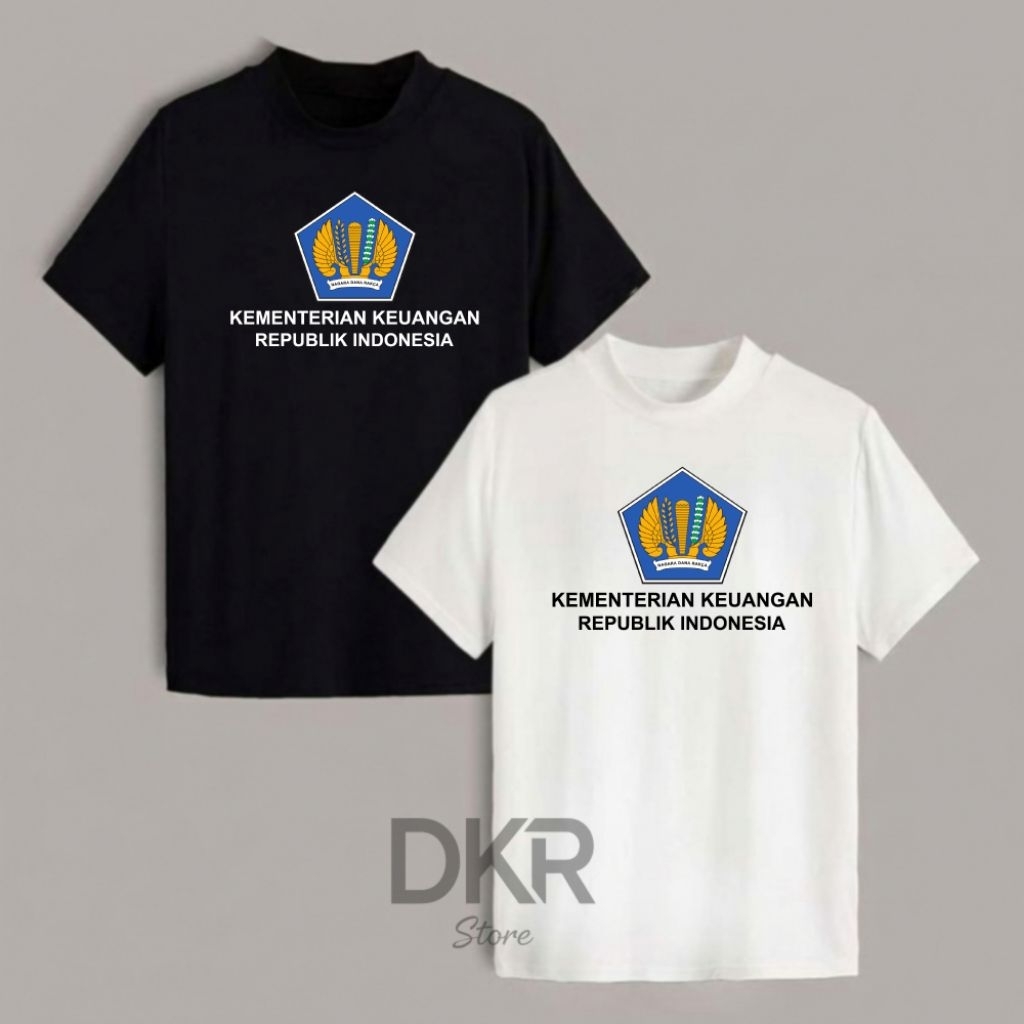 Kaos KEMENTERIAN KEUANGAN Baju Tshirt KEMENTERIAN KEUANGAN Kaos Oblong KEMENTERIAN KEUANGAN uk S - 3