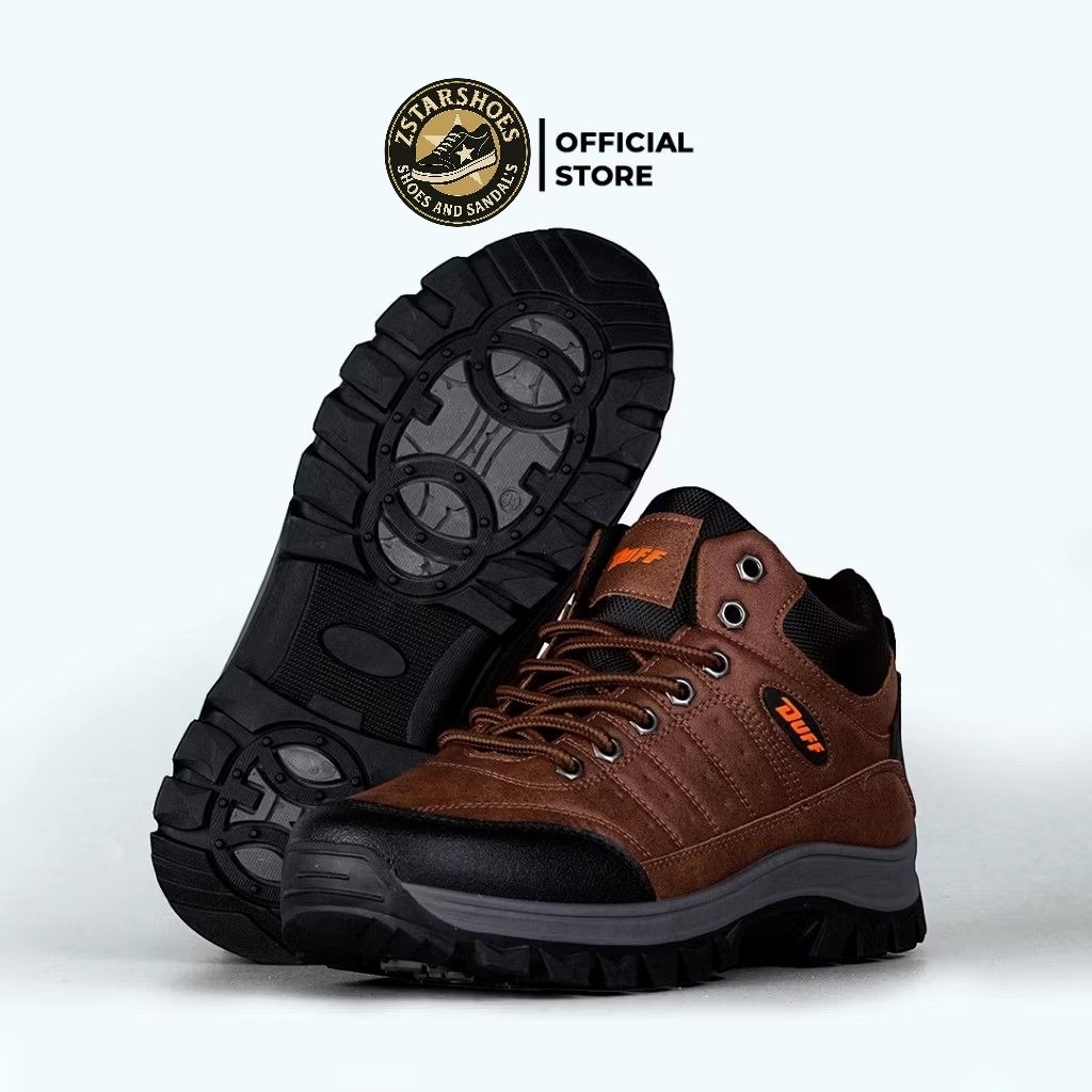 Sepatu Hiking Pria Berkualitas Sepatu Gunung Sepatu Duff Hiking Nyaman Anti Slip