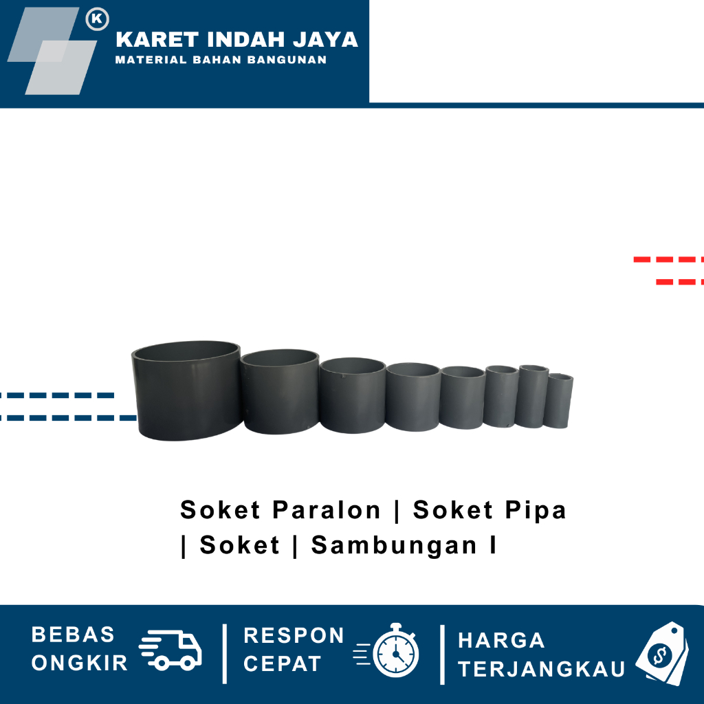 Sambungan Soket Pipa Paralon | Sambungan I