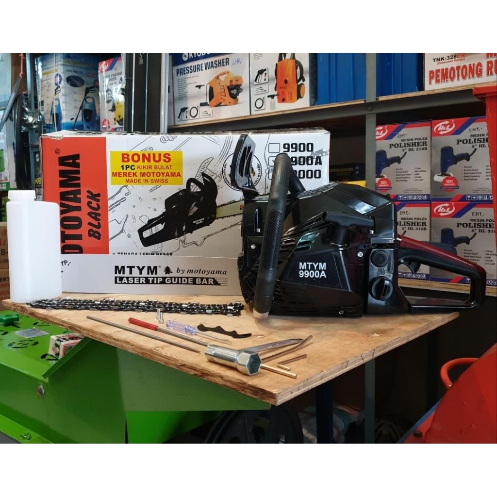 CHAINSAW MOTOYAMA 22 INC BAR BAJA CHAINSAW SINSO MOTOYAMA 9900A
