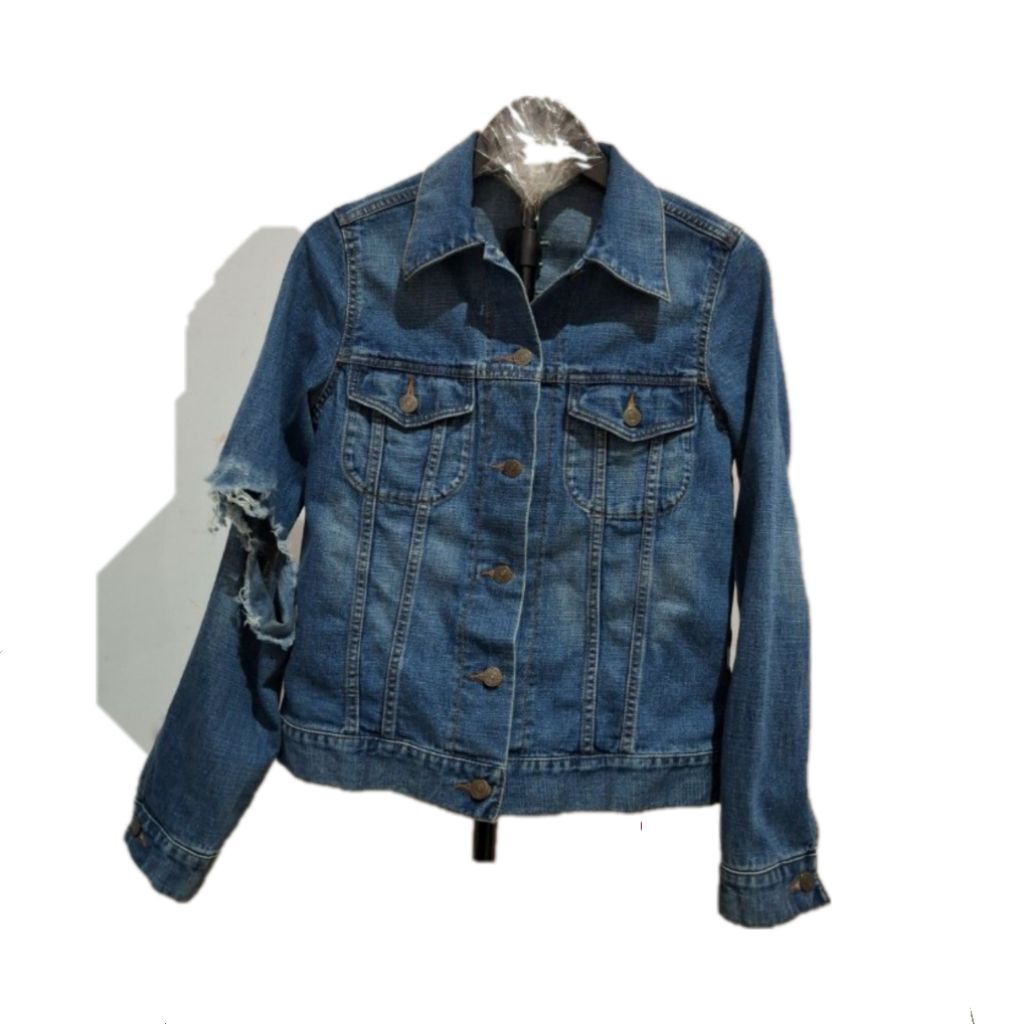 JAKET JEANS UNIQLO DENIM SECOND