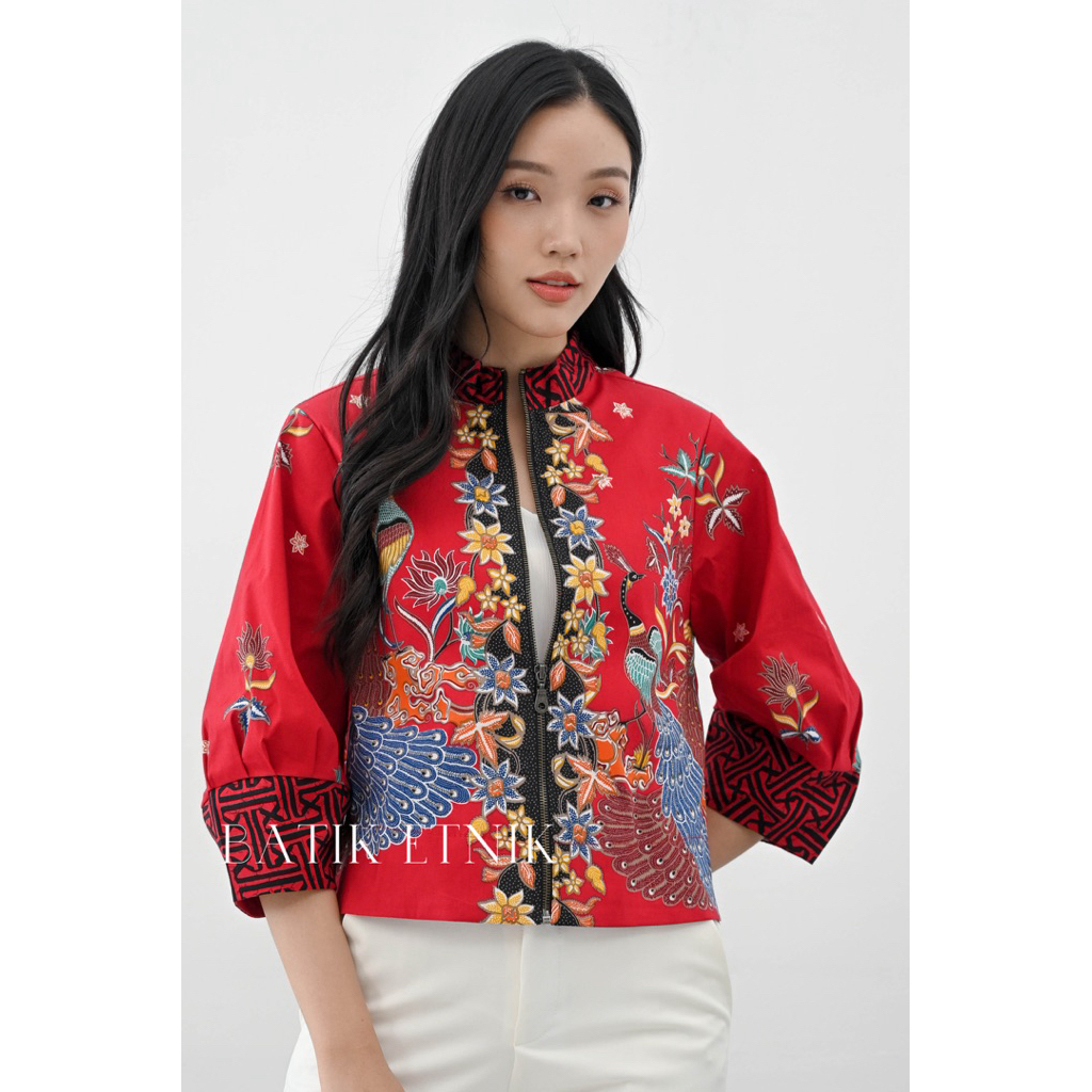 Atasan Outer jaket bombers   - 135BBC Red