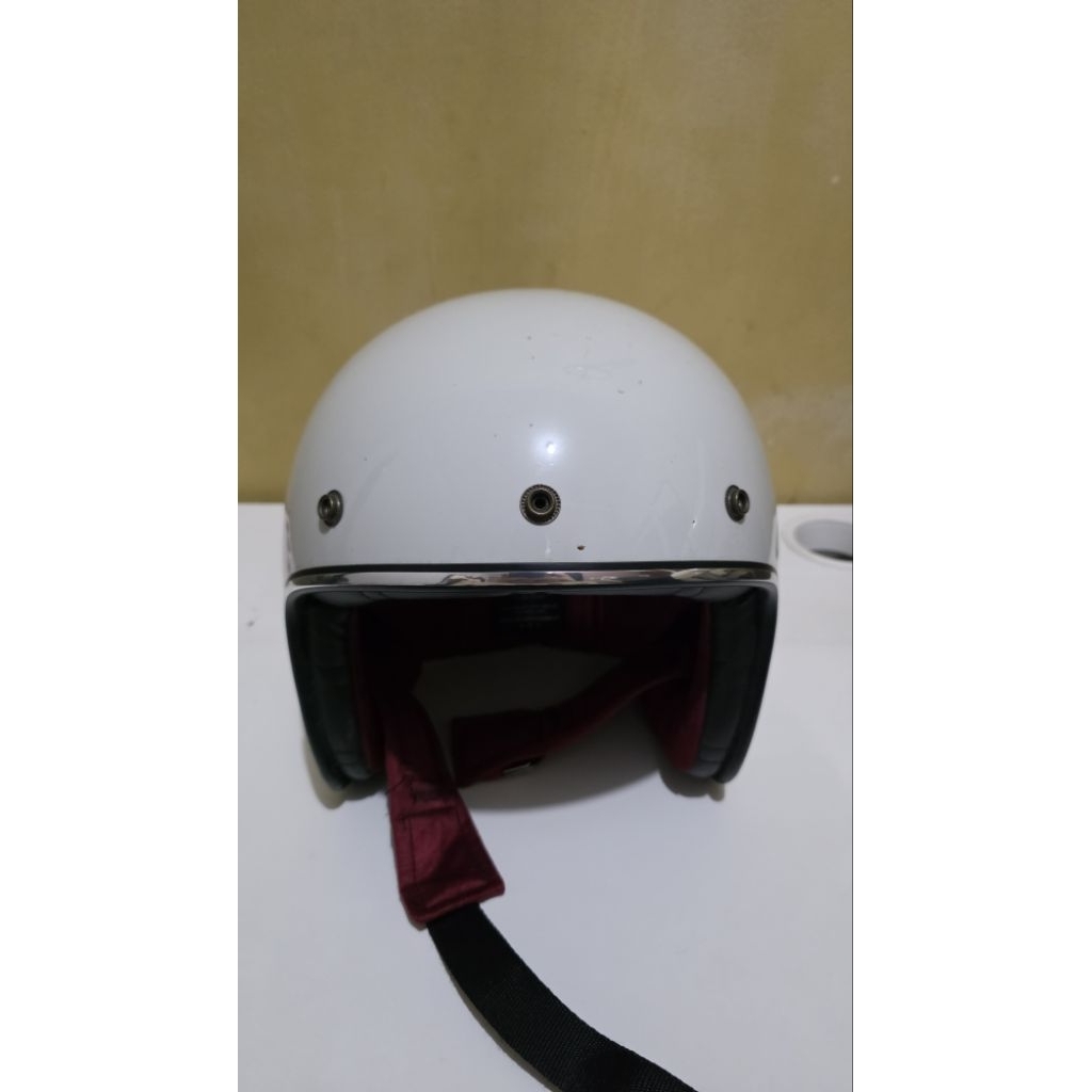 Helm Half Face Putih Boulter