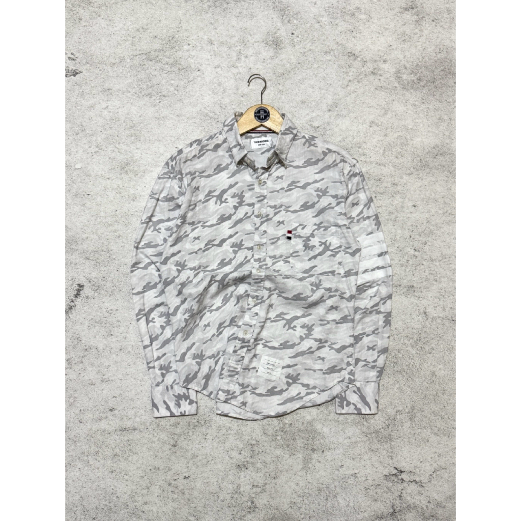 LONG SHIRT THOM BROWNE CAMO