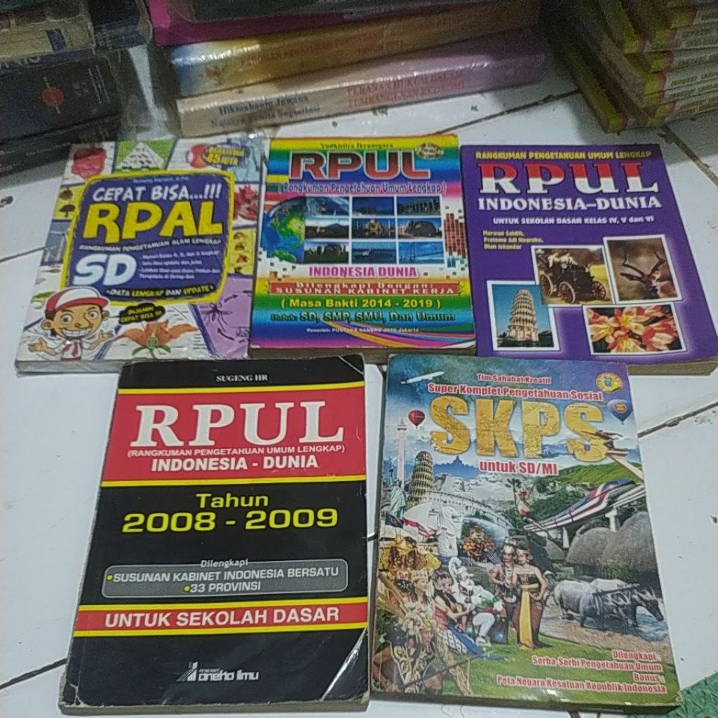 Original RPUL INDONESIA DUNIA rangkuman pengetahuan umum lengkap untuk sekolah dasar dan umum SKPS u