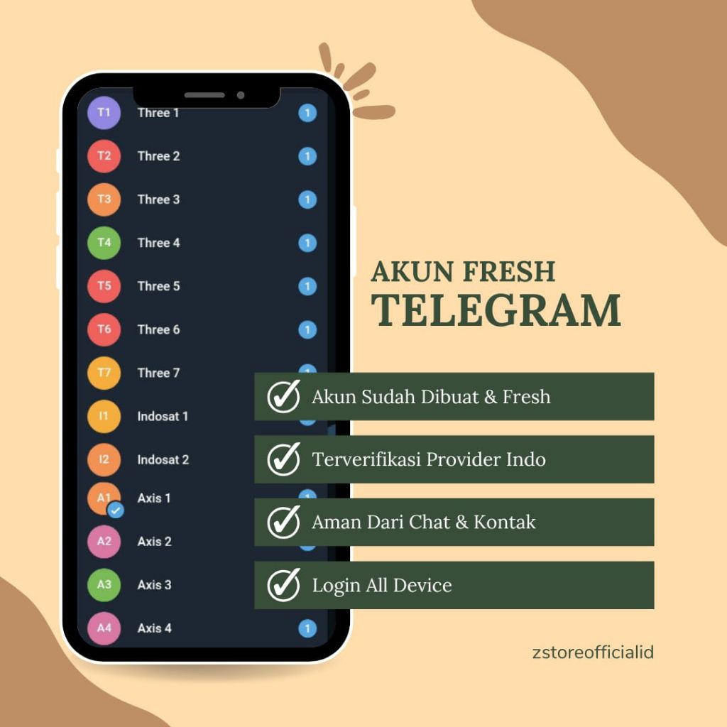 Akun Telegram Fresh