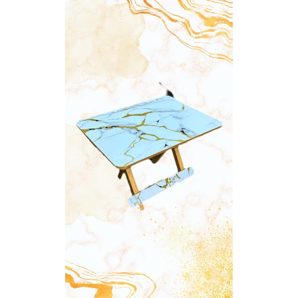 meja lipat lapis marble/meja lipat Alqur'an/meja lipat belajar/meja lipat portable/meja lipat kayu n