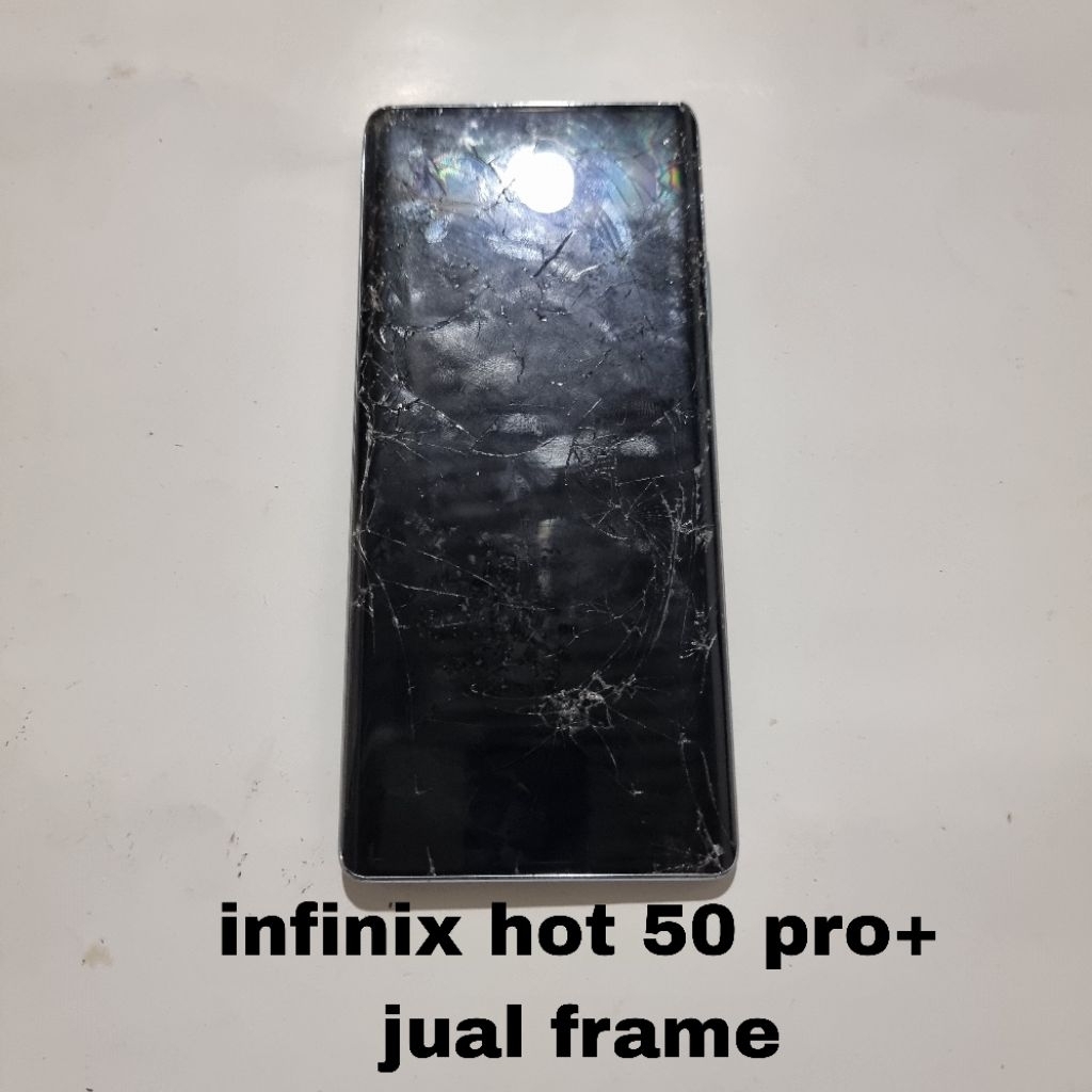 FRAME LCD DUDUKAN LCD INFINIX HOT 50 PRO PLUS X6880 ORI COPOTAN NORMAL MINUS TOMBOL ON OFF TIDAK ADA