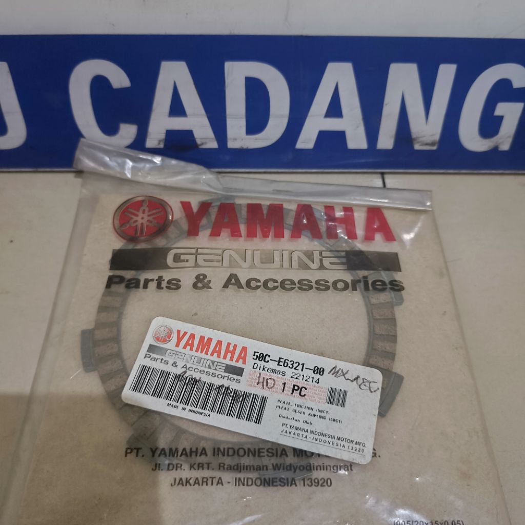 Kampas Kopling Jupiter Mx New 135 NVL 50C Original YGP
