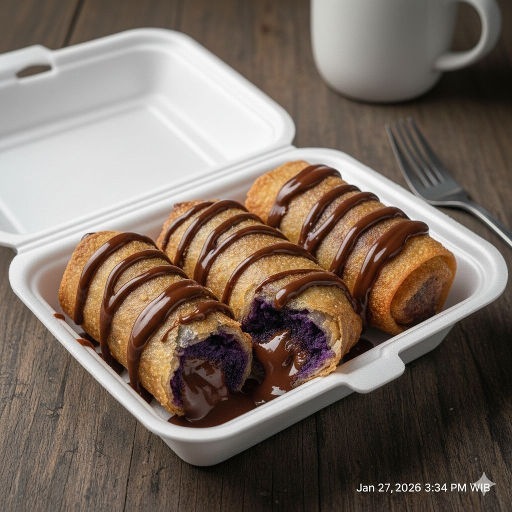 Frozen Lumpia Ubi ungu