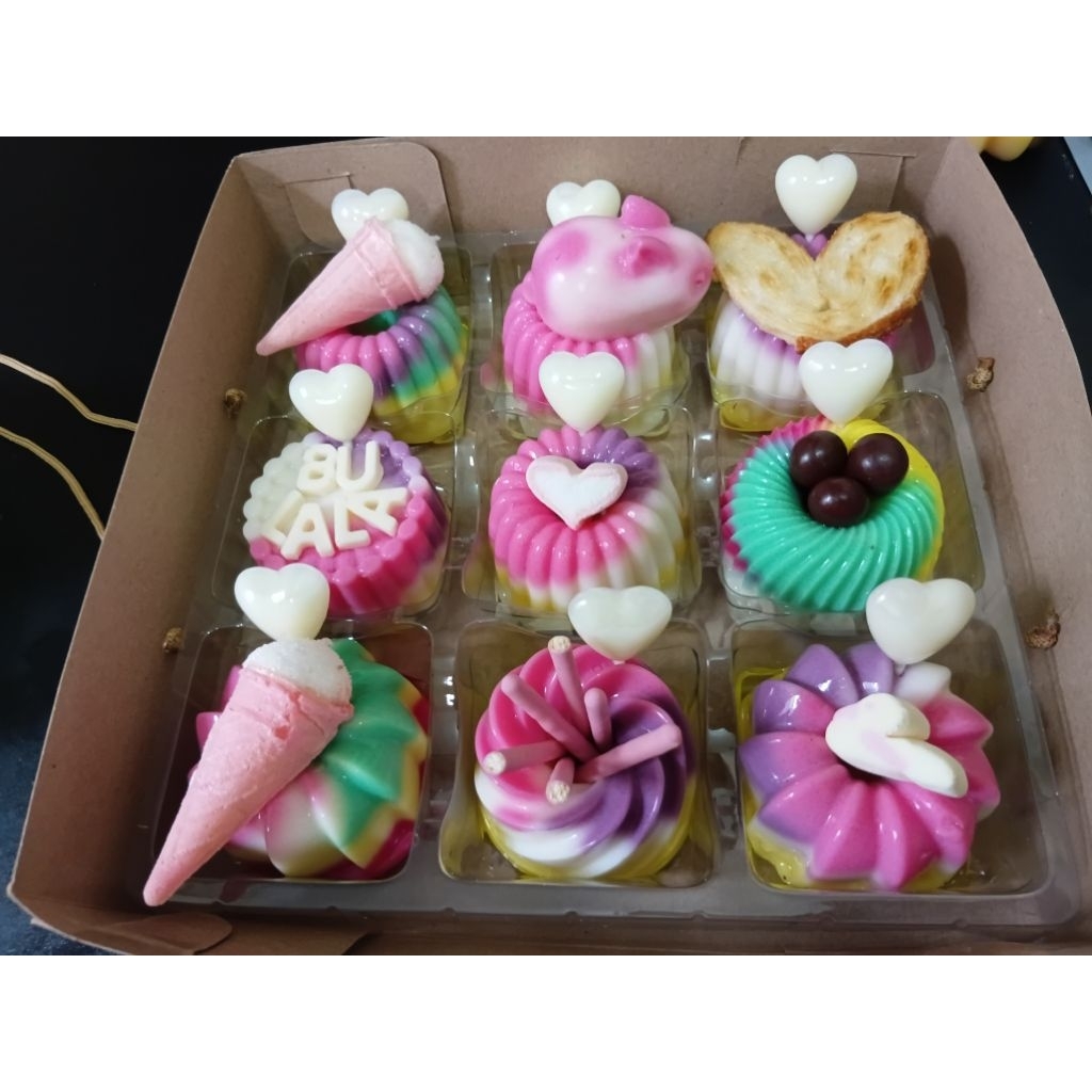 puding susu karakter premium parcel