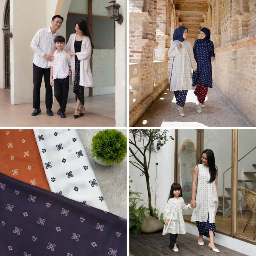 Senandung kain/textile/bakal baju lady Zara motif batik