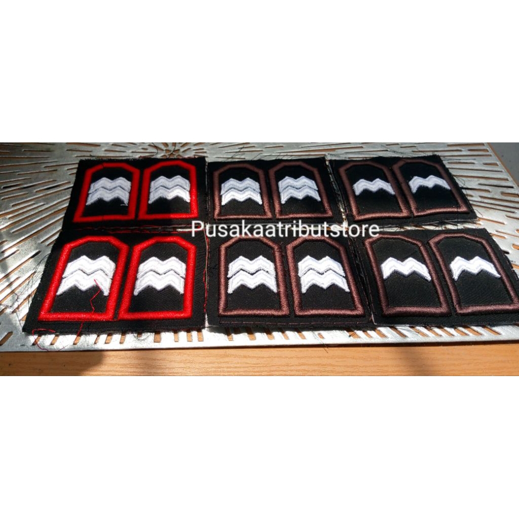 PANGKAT AIPDA / PANGKAT AIPTU / PANGKAT PDL POLRI BINTARA / BORDIR TIMBUL 3D
