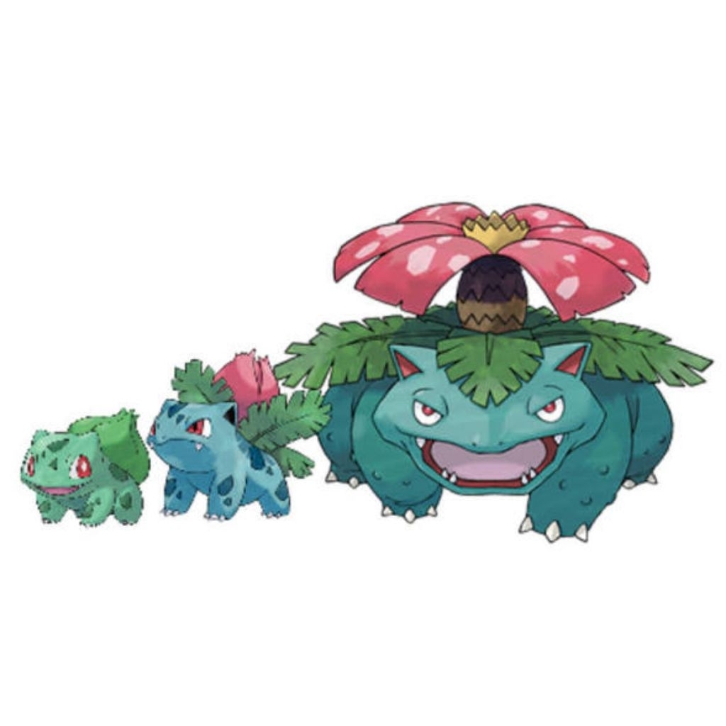 Venusaur Evoline AR bulba ivy SR venusaur indo