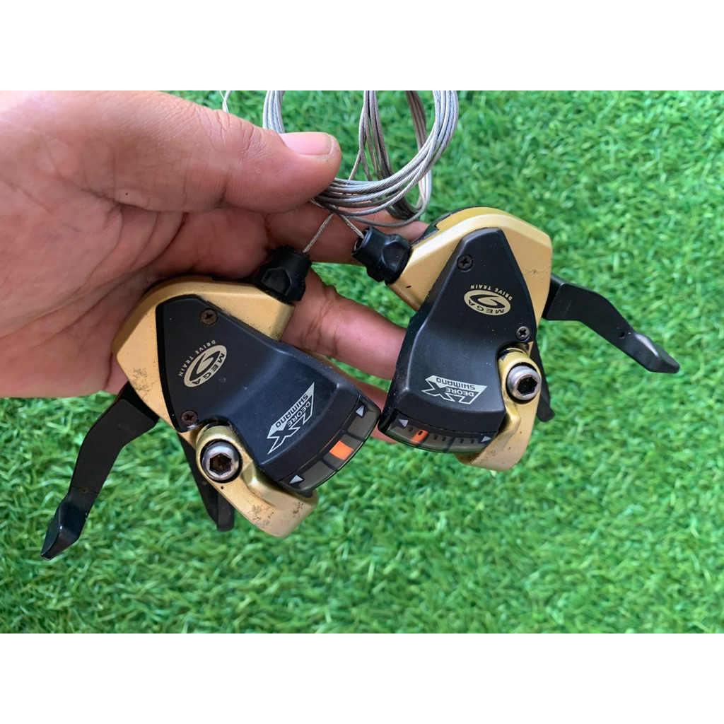 Shifter Shimano Deore LX M570 Japan 3x9speed Gold edition