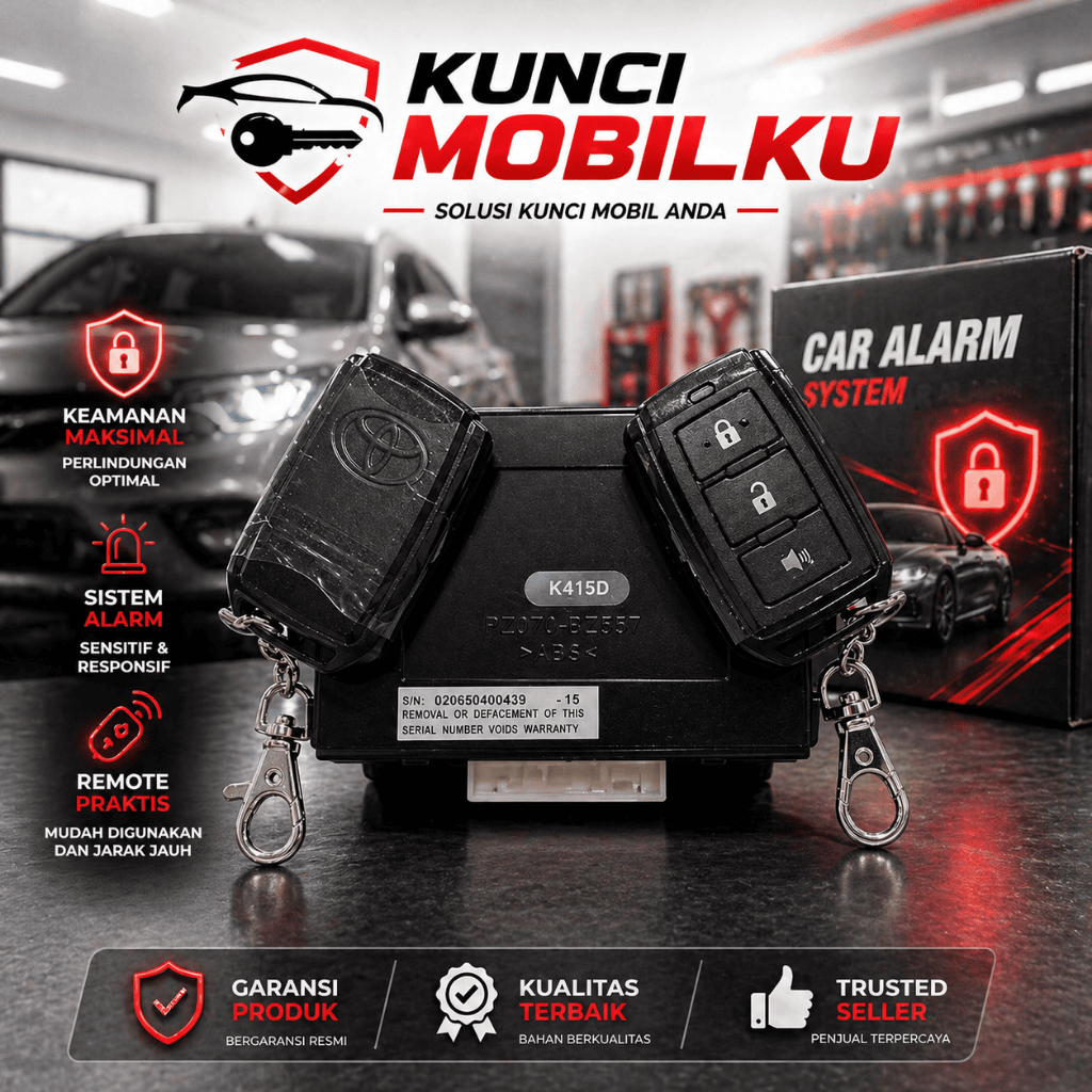 Remot Alarm + Modul New Avanza type G tahun 2012 - 2015 Original