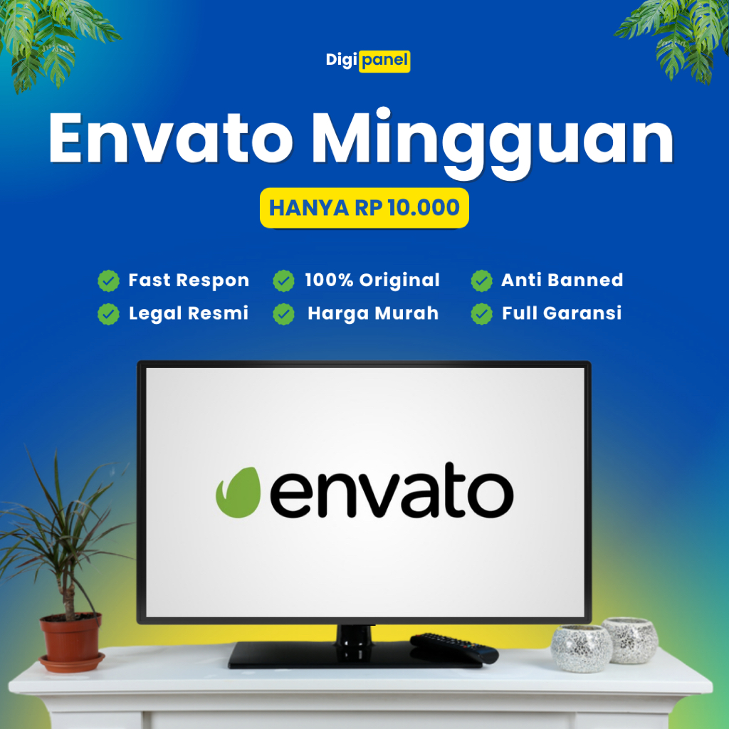 Akun Envato Elements Mingguan Termurah Tanpa VPN