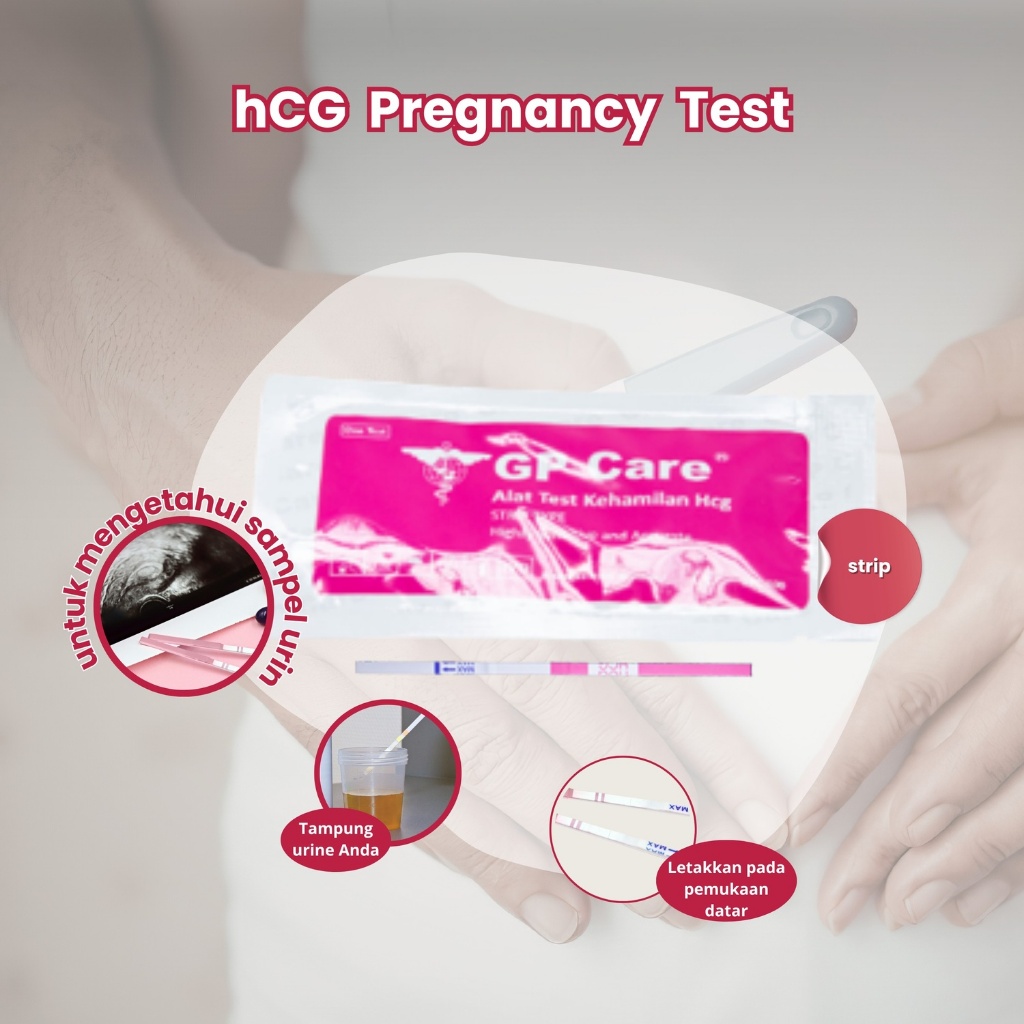 GP CARE Alat Test Pack Kehamilan Hcg Strip