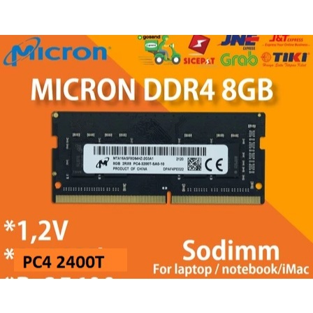RAM LAPTOP MICRON DDR4 8GB PC4 /2400Mhz ( BEKAS COPOTAN)