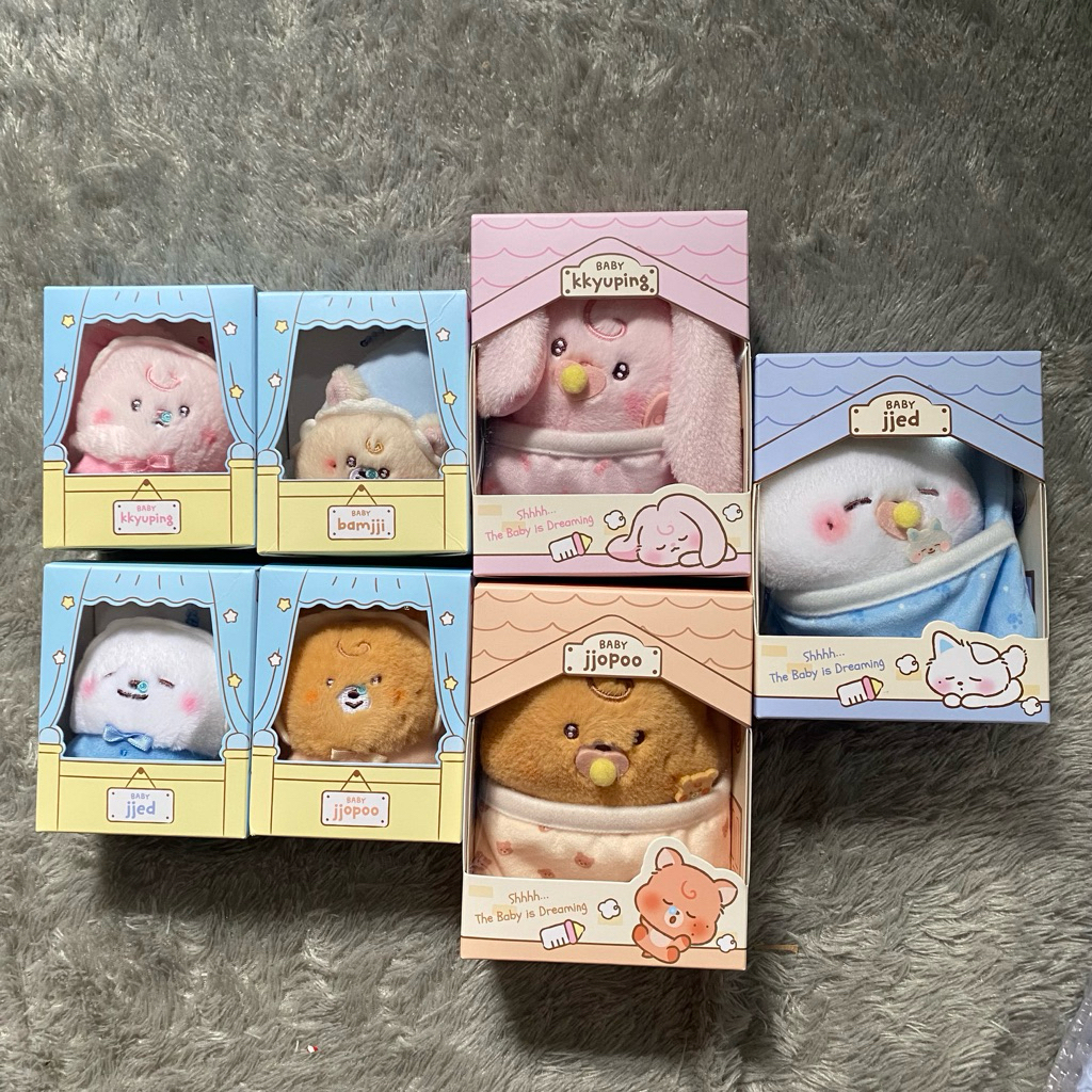 READY STOCK NCT DREAM DREAMIEZ DOLL BABY KEYRING PLUSH KKYUPING JJED JJOPOO BAMJJI JENO JAEMIN HAECH