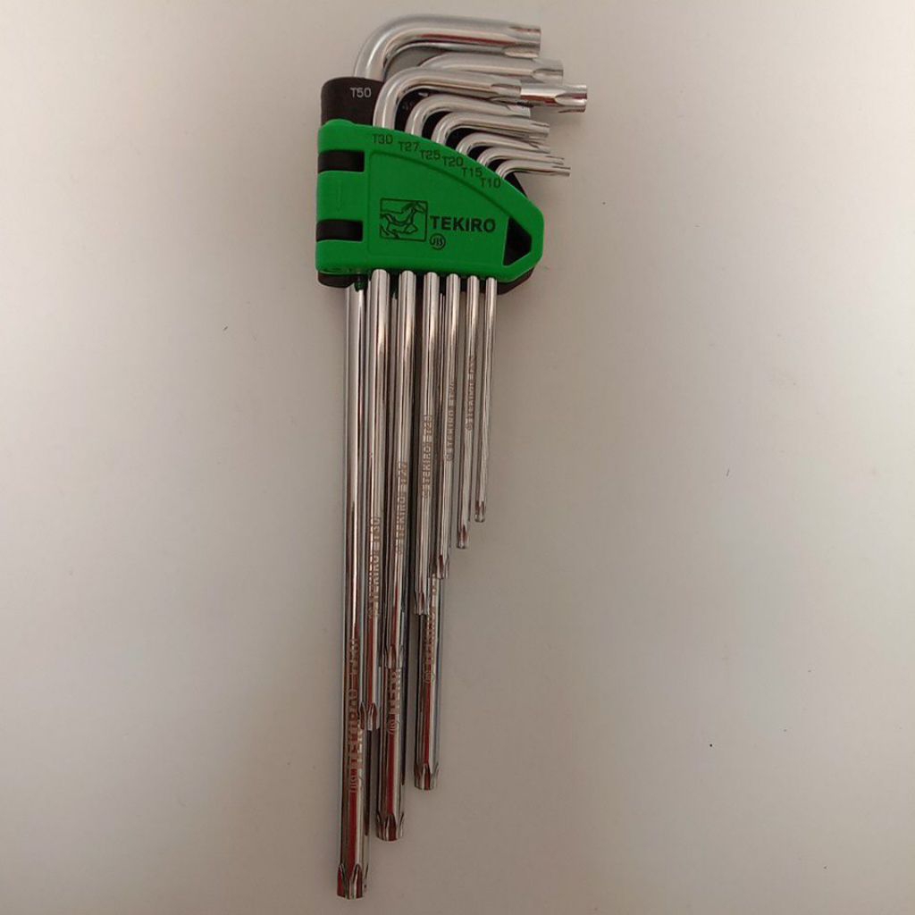 Tekiro Kunci L Bintang Dengan Lubang Tamper Torx  HK-TA1206