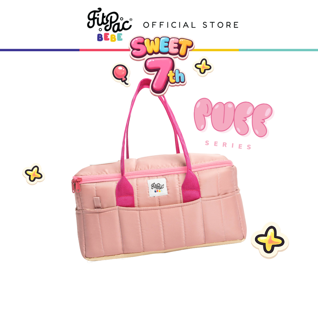 FitPac Diaper Bag/Caddy Bag/Tas Bayi-Diaper Pac Puff