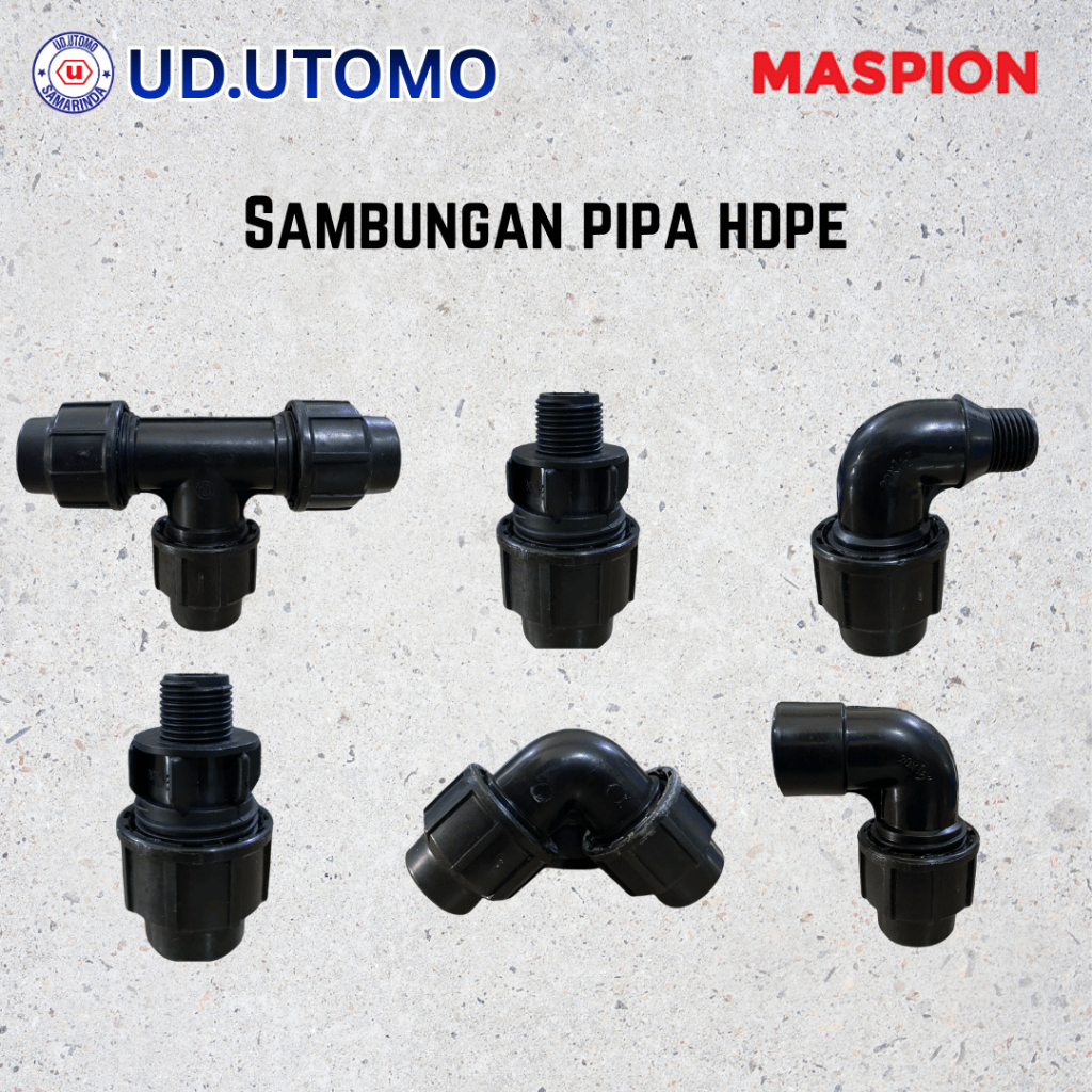 Fitting HDPE/Sambungan pipa HDPE Maspion 1/2"