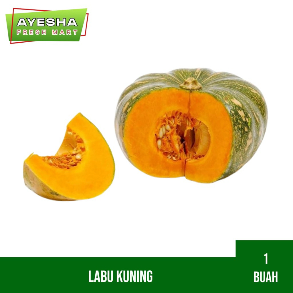 Labu kuning . waluh sayur segar