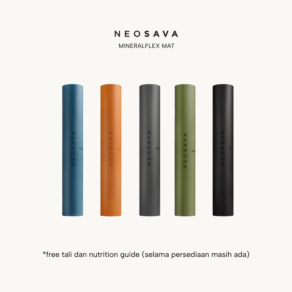 [PRE ORDER] NEOSAVA Matras Yoga Mineralflex Non Slip Pu Natural Rubber Mat 5 Mm